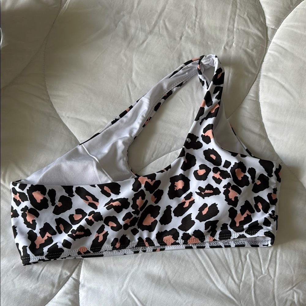 Leopard Print Swim Top - Picture 3 of 4